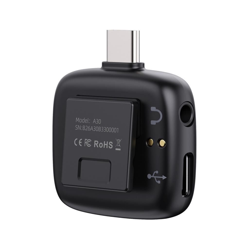 Ulanzi A30 Tiny 2 Kişilik Mikrofon Seti - Siyah