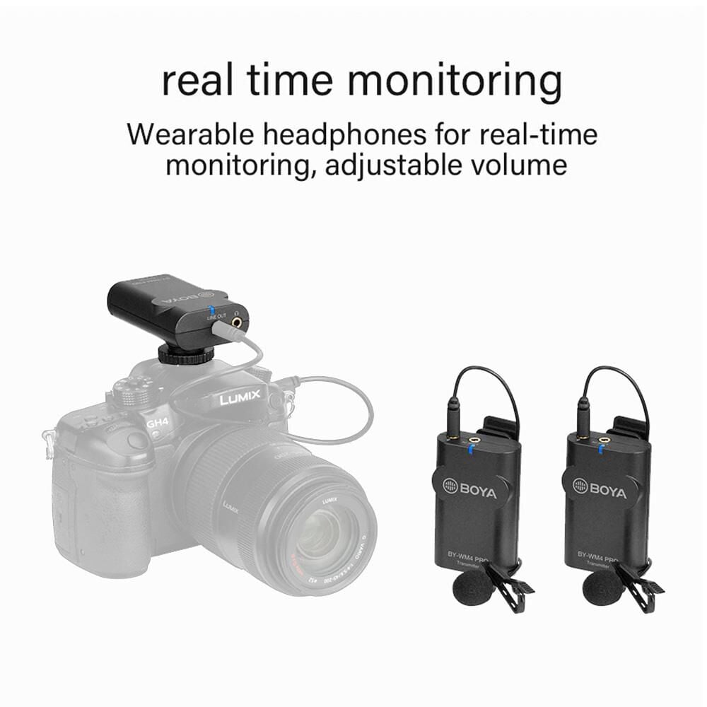 Boya BY-WM4 Pro K2 Kablosuz İkili Yaka Mikrofonu