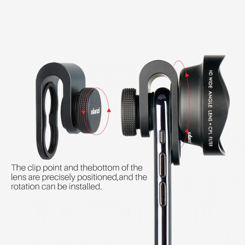 Ulanzi 16mm Geniş + CPL Profesyonel Telefon Lensi