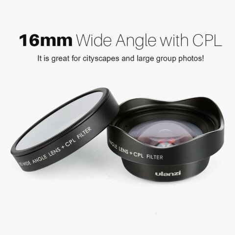 Ulanzi 16mm Geniş + CPL Profesyonel Telefon Lensi