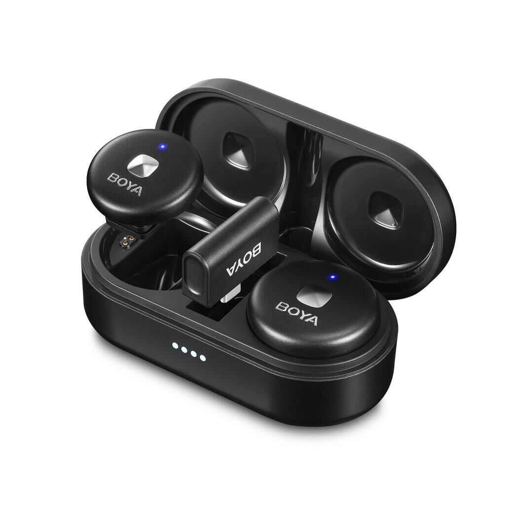 BOYA Omic-U Wireless İkili Yaka Mikrofonu Type-C (Siyah)