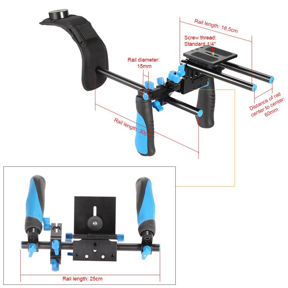 Fotga RL-02 Dsrl Rig Omuzluk