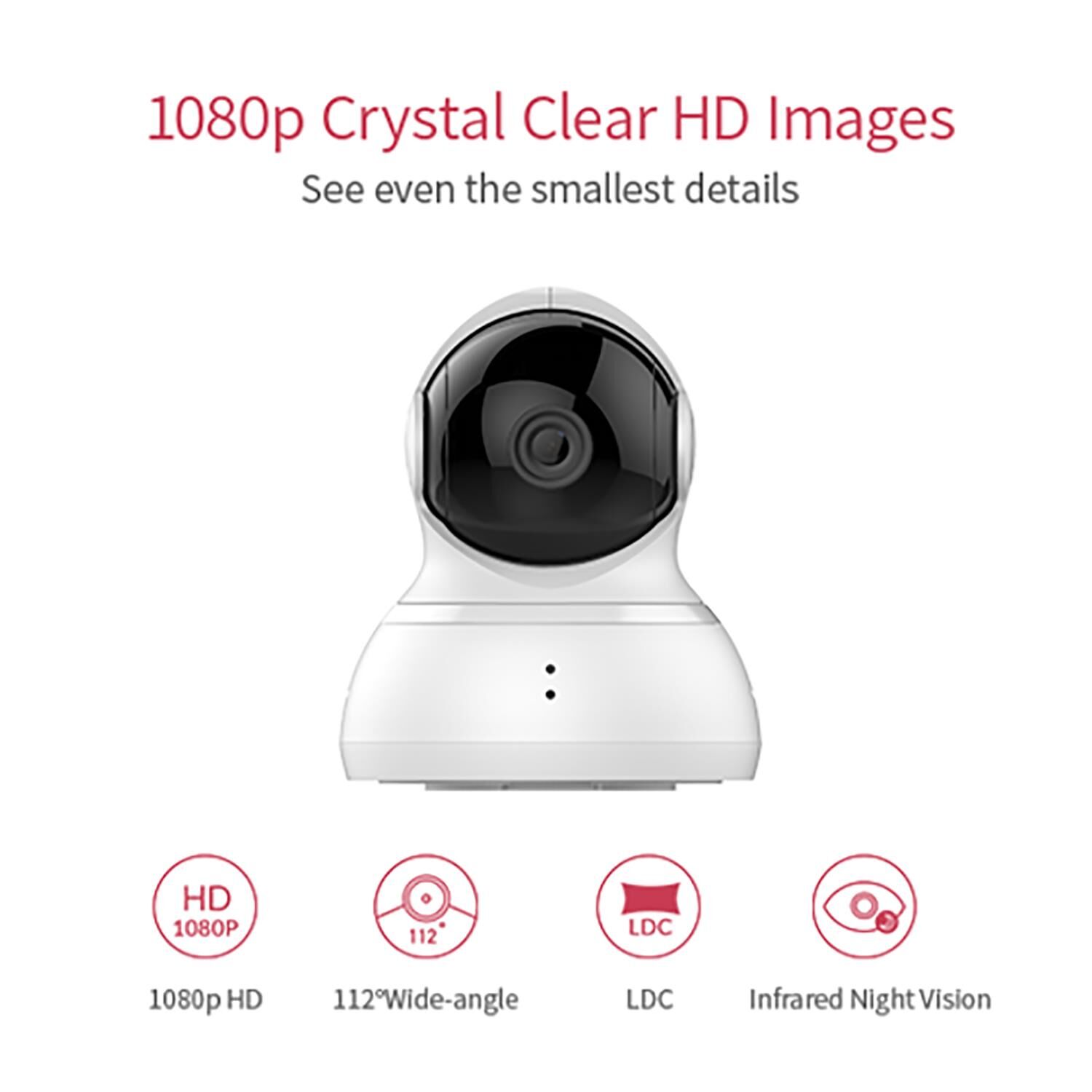 Yi Dome 1080p 360° Gece Görüşlü  IP Kamera