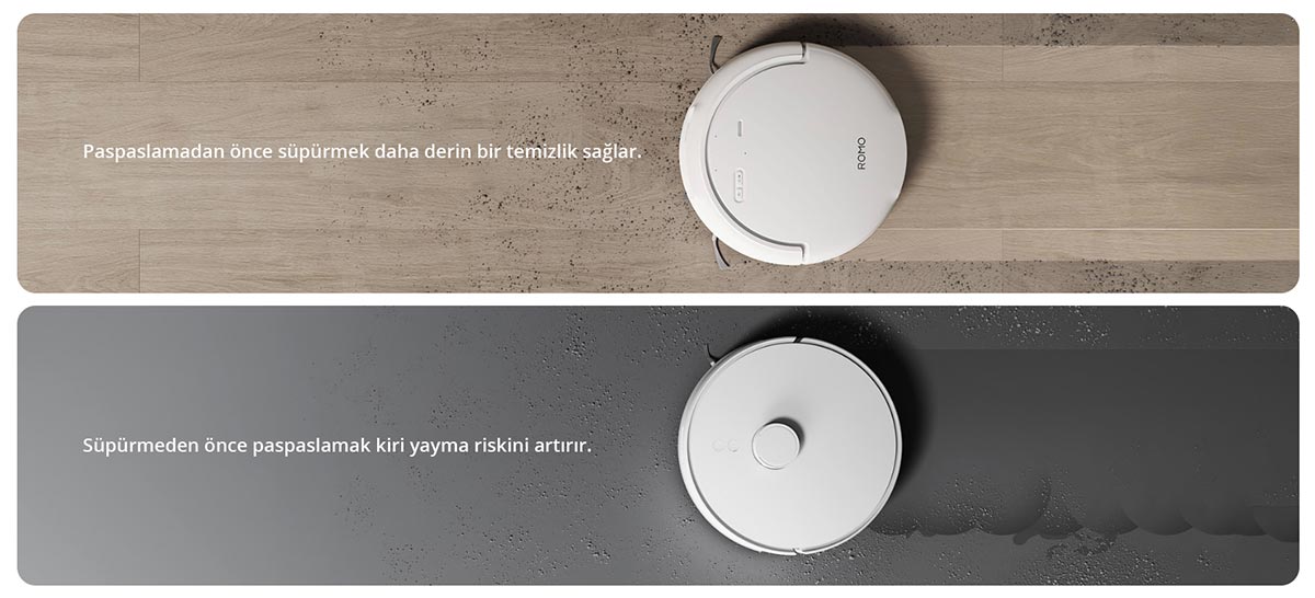 ROMO Çift Taraflı Fırça Sistemi