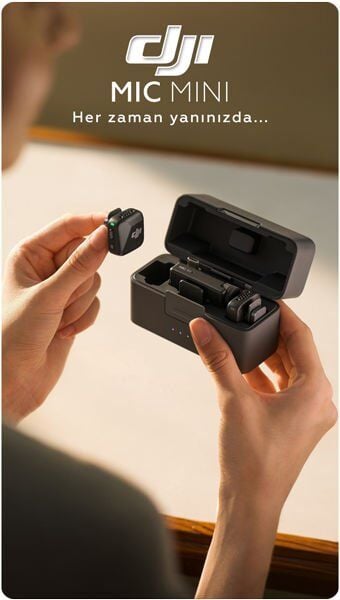 DJI Mic Mini – Hafif ve Pratik, Şimdi satın al...