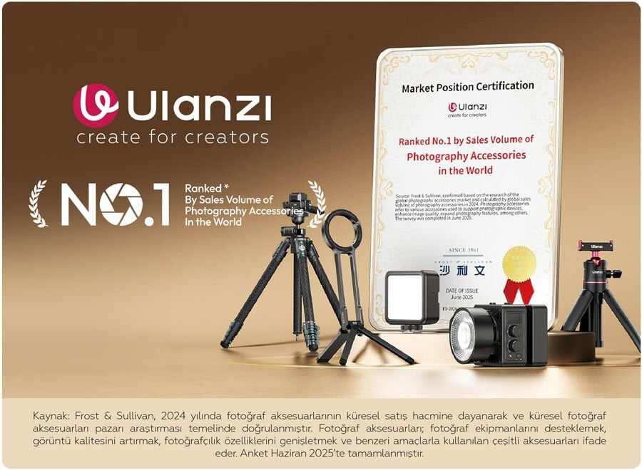 Dünya Çapında NO.1 Fotoğrafçılık Aksesuarlarında En Çok Satan 1 Numara