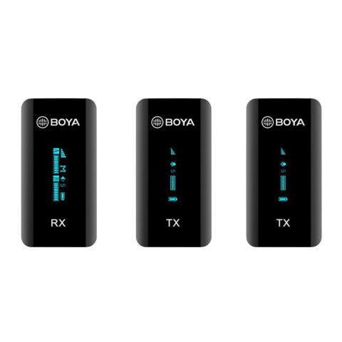 Boya BY-XM6-S2 Kablosuz İkili Yaka Mikrofonu