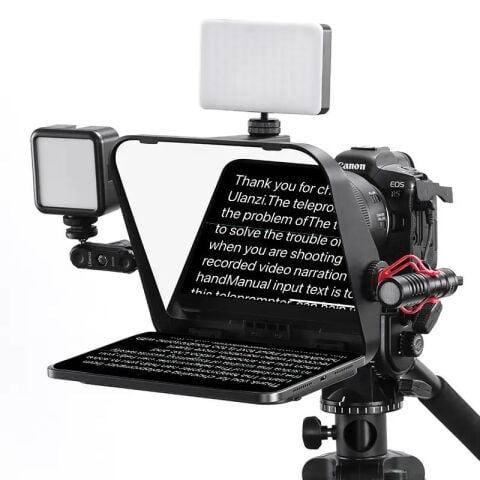 Ulanzi RT02 Tabletler ve Akıllı Telefonlar İçin Uzaktan Kumandalı Universal Teleprompter