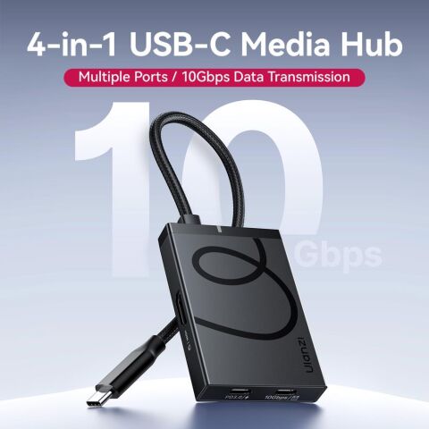 Ulanzi H1 4'ü 1 Arada USB-C Medya Hub