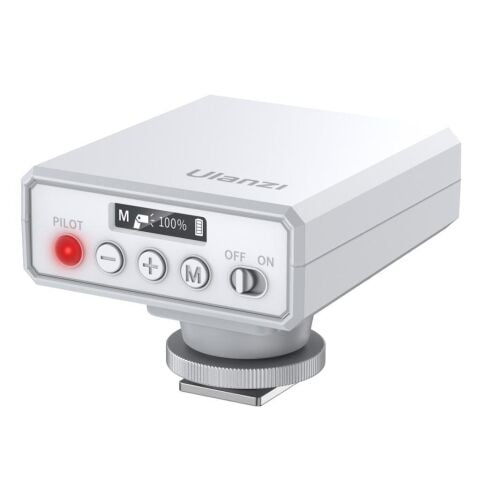 Ulanzi F12-W Şarj Edilebilir Mini Flaş L136 (Beyaz)