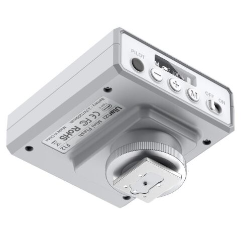 Ulanzi F12-W Şarj Edilebilir Mini Flaş L136 (Beyaz)