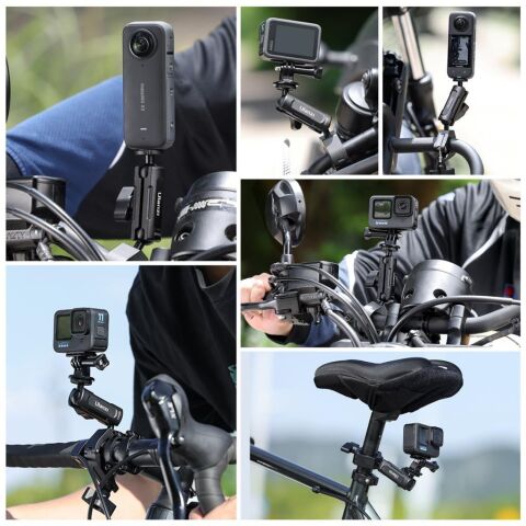 Ulanzi CM025 Aksiyon Kameralar İçin Gidon Clamp