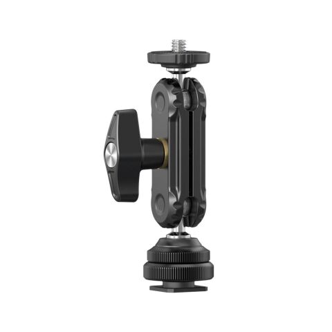 Ulanzi R098 Double Ball Head Magic Arm (1/4''-20 ve Cold Shoe)