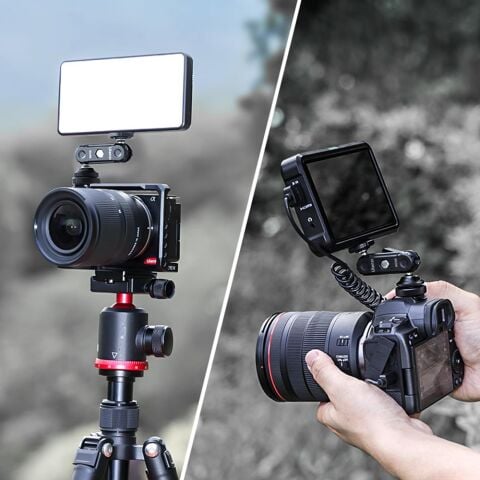 Ulanzi R098 Double Ball Head Magic Arm (1/4''-20 ve Cold Shoe)