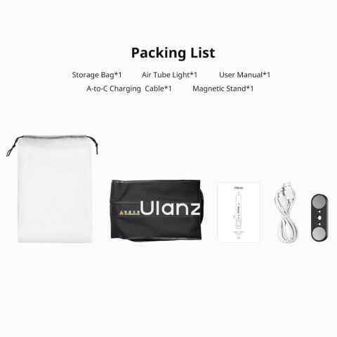 Ulanzi UA20 Taşınabilir Air Tube Işık L110