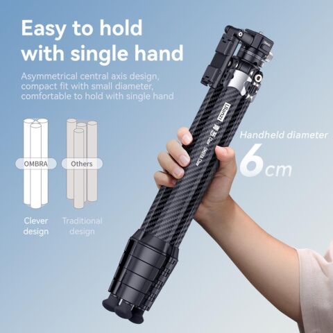 Ulanzi OMBRA Claw Quick Release Teleprompter Carbon Fiber Tripod