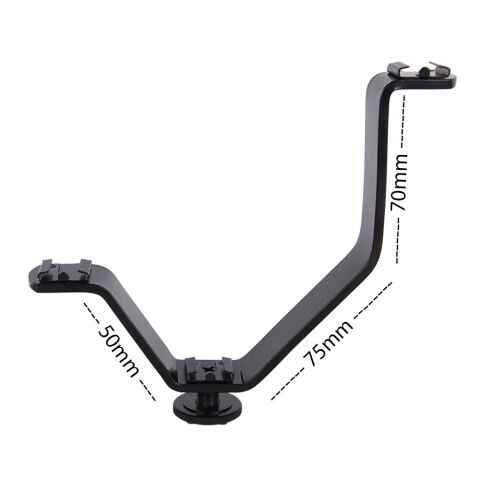 Fotga V49 Üçlü Cold Shoe V Bağlantı Aparatı Büyük