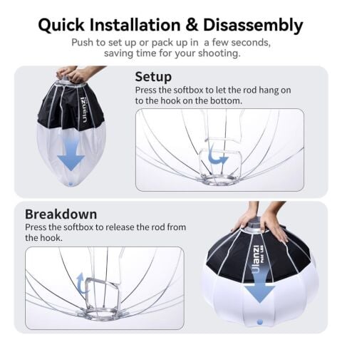 Ulanzi LAS005 65cm Bowens Mount Balon Softbox