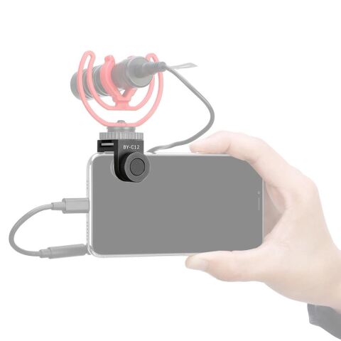 Boya BY-C12 Telefon Mini Aksesuar Bağlantı Aparatı