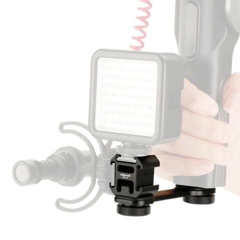 Ulanzi PT-3 Üçlü Hot Shoe Bağlantı Aparatı