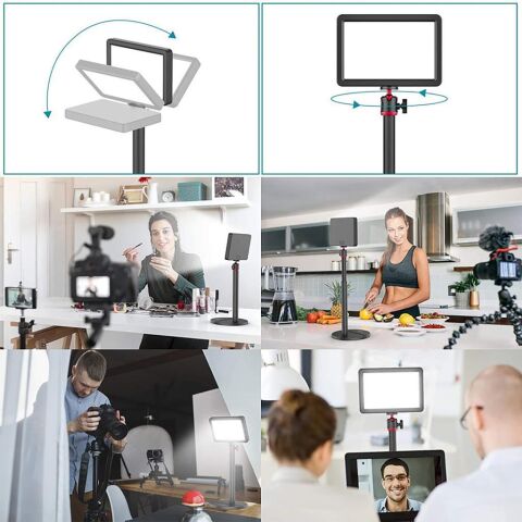 Vijim K5 Canlı Yayın için Masaüstü LED Video Işığı