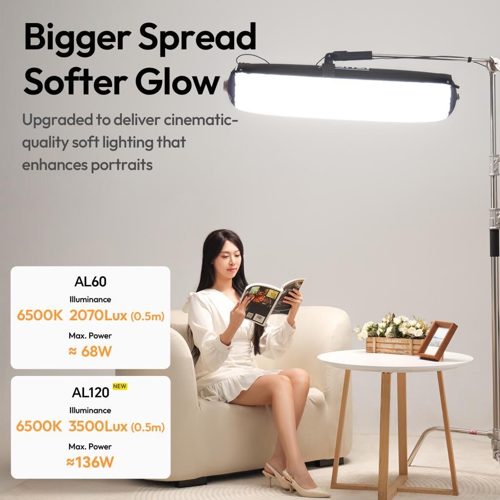 Ulanzi AL120 120W Bi-Color LED Air Tube Işık L097