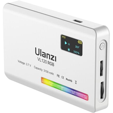 Ulanzi VL120 RGB LED Video Işığı Beyaz