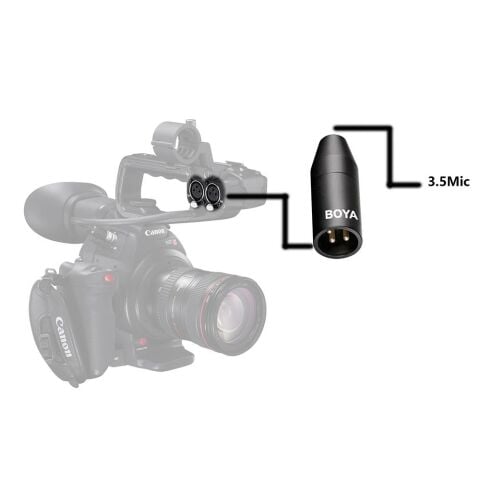 Boya 35C-XLR 3.5mm Stereo to XLR Dönüştürücü