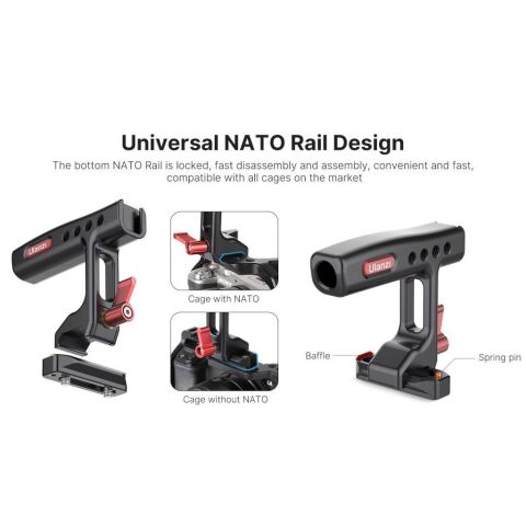 Ulanzi R084 Mini Metal NATO Üst Kol Tutacak