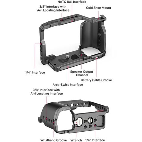 Ulanzi C-ZVE10 Sony ZV-E10 Vlog Cage Çerçeve