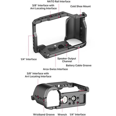 Ulanzi C-ZVE10 Sony ZV-E10 Vlog Cage Çerçeve