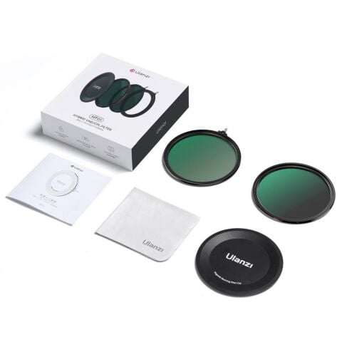 Ulanzi MF01 72mm 3-7 Stop VND & CPL Manyetik Hibrit Filtre Seti