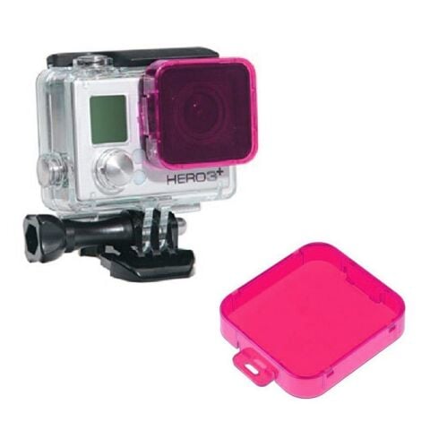 GoPro Standart Housing İçin Pembe Filtre