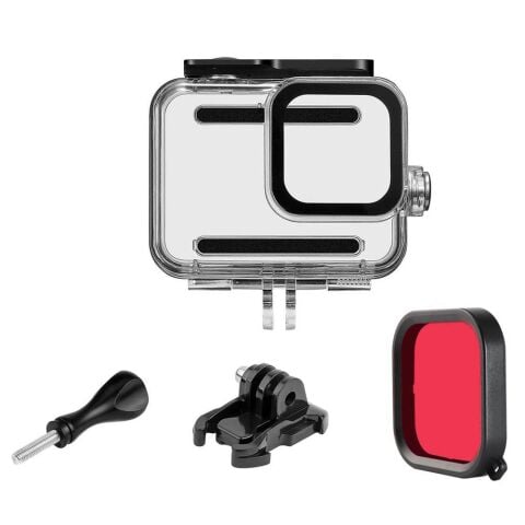 GoPro Hero 8 Black Housing ve Kırmızı Filtre
