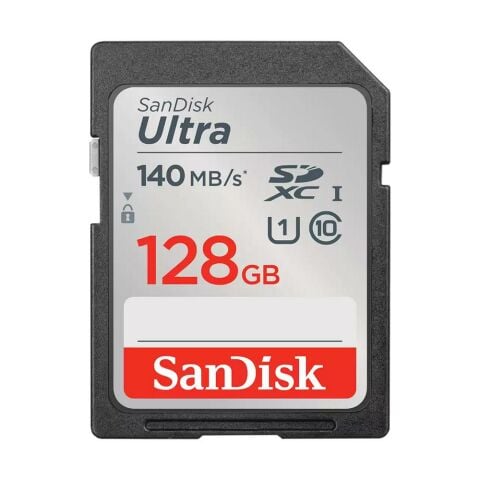 SANDISK Ultra 128GB 140mb/s SDXC Hafıza Kartı