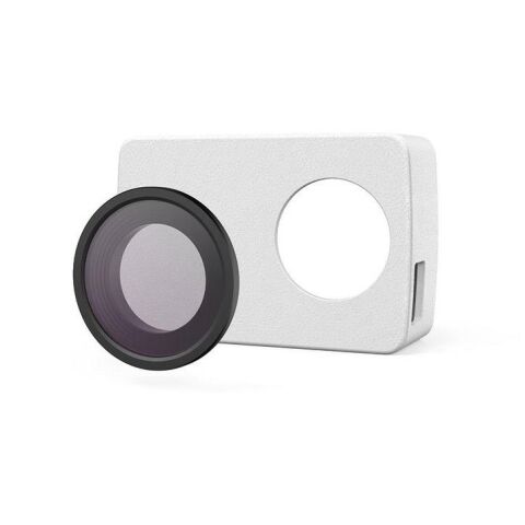 Yi 4K Deri Kılıf ve Lens Koruyucu Beyaz