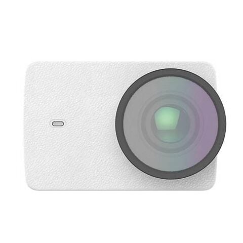 Yi 4K Deri Kılıf ve Lens Koruyucu Beyaz