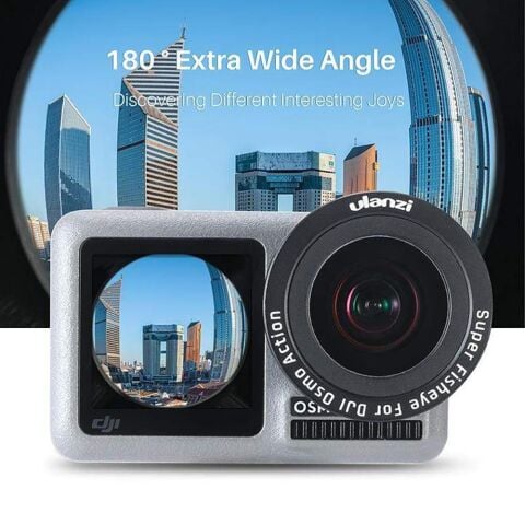 Ulanzi OA-6 Dji Osmo Action Balık Gözü Lens