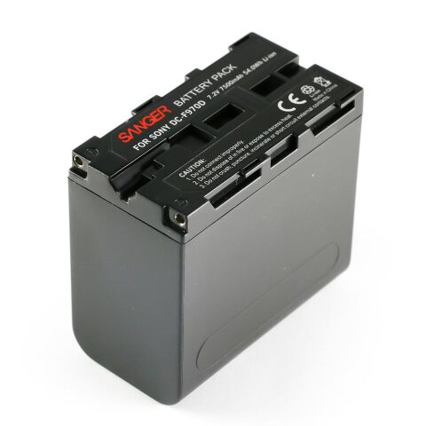 Sanger NP-F970M Işık Bataryası Şarj Girişli