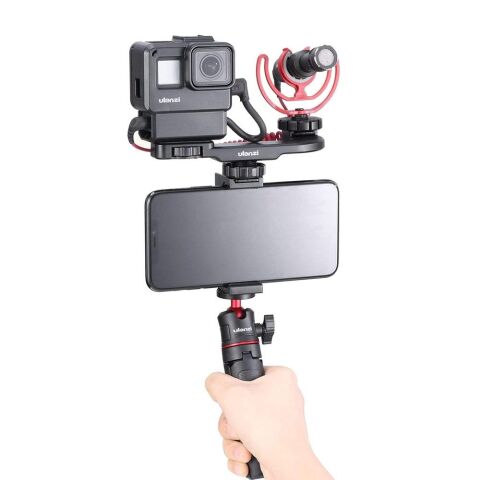 Ulanzi PT-8 Cold Shoe Bağlantılı Vlog Bracket