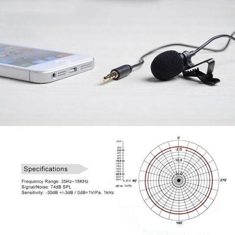 Boya BY-LM10 Telefon Yaka Mikrofonu