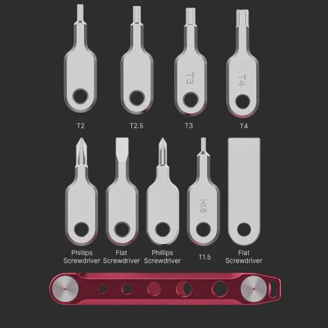 Ulanzi CM029 9'u 1 Arada Tornavida ve Anahtarlar Katlanır Alet Seti