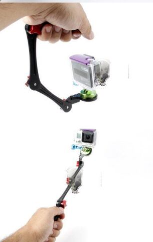 Aksiyon Kamera Katlanabilir Stabilizer Monopod