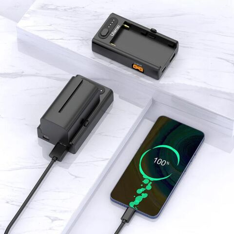 Ulanzi NP-F01 Çok Fonksiyonlu NP-F570/F750/F970 Pil Şarj Cihazı