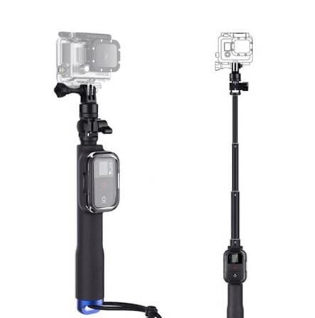 Gopro İçin Kumanda Aparatlı Suya Dayanıklı Monopod