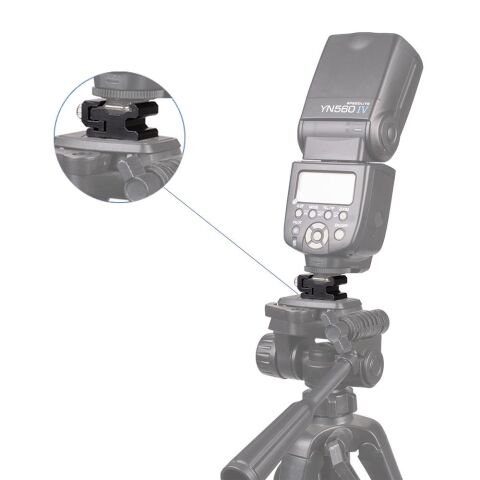 Fotga V23 1/4'' Tripod Vida to Cold Shoe Çevirici