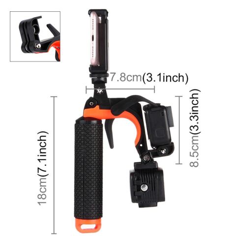 Aksiyon Kamera Tuşlu Şamandıra Monopod