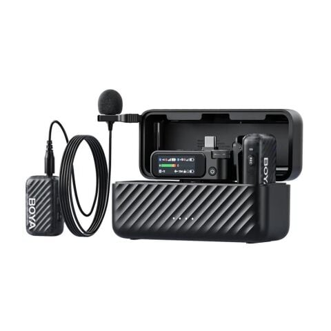 BOYA BOYAMIC 2 AI Creator Edition Çift Kişilik Kablosuz Yaka Mikrofonu