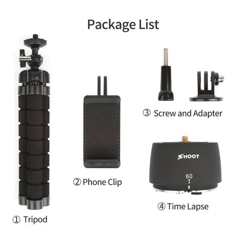 Aksiyon Kamera 360 Derece Time Lapse Standı