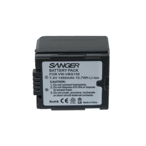 Sanger VW-VBG130 Panasonic Kamera Batarya